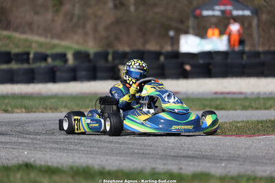 Dayan SERANO — 28/02 & 01/03/2026 : 1ère manche du Championnat du Sud 2026 à Aigues-Vives (photos Stéphane Agnus) 2026 — karting