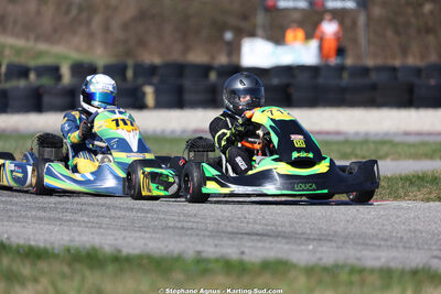 Louca BOUSQUIERES — 28/02 & 01/03/2026 : 1ère manche du Championnat du Sud 2026 à Aigues-Vives (photos Stéphane Agnus) 2026 — karting