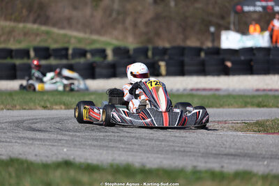 Tom CASTANIER — 28/02 & 01/03/2026 : 1ère manche du Championnat du Sud 2026 à Aigues-Vives (photos Stéphane Agnus) 2026 — karting