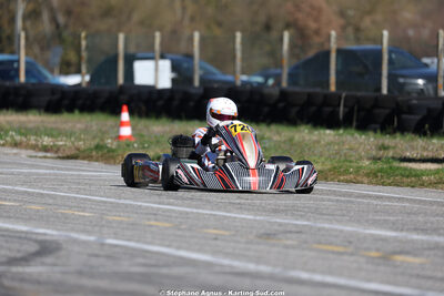 Tom CASTANIER — 28/02 & 01/03/2026 : 1ère manche du Championnat du Sud 2026 à Aigues-Vives (photos Stéphane Agnus) 2026 — karting