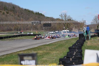 Nationale — 28/02 & 01/03/2026 : 1ère manche du Championnat du Sud 2026 à Aigues-Vives (photos Stéphane Agnus) 2026 — karting