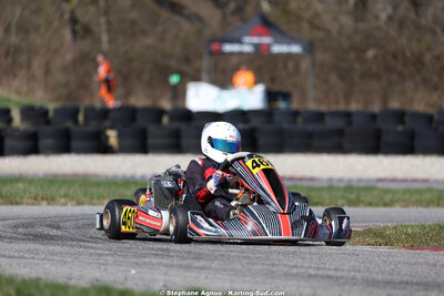 Romain LOPEZ — 28/02 & 01/03/2026 : 1ère manche du Championnat du Sud 2026 à Aigues-Vives (photos Stéphane Agnus) 2026 — karting