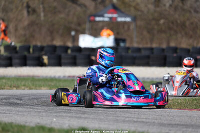 Gabriel GERDIL — 28/02 & 01/03/2026 : 1ère manche du Championnat du Sud 2026 à Aigues-Vives (photos Stéphane Agnus) 2026 — karting
