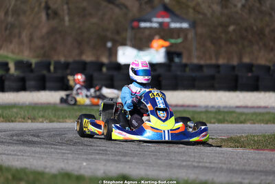 Sacha BOULARD — 28/02 & 01/03/2026 : 1ère manche du Championnat du Sud 2026 à Aigues-Vives (photos Stéphane Agnus) 2026 — karting