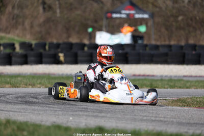 Luka ROECKEL — 28/02 & 01/03/2026 : 1ère manche du Championnat du Sud 2026 à Aigues-Vives (photos Stéphane Agnus) 2026 — karting