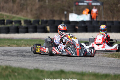 Arthur BENOIT — 28/02 & 01/03/2026 : 1ère manche du Championnat du Sud 2026 à Aigues-Vives (photos Stéphane Agnus) 2026 — karting