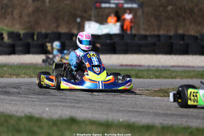 Sacha BOULARD — 28/02 & 01/03/2026 : 1ère manche du Championnat du Sud 2026 à Aigues-Vives (photos Stéphane Agnus) 2026 — karting