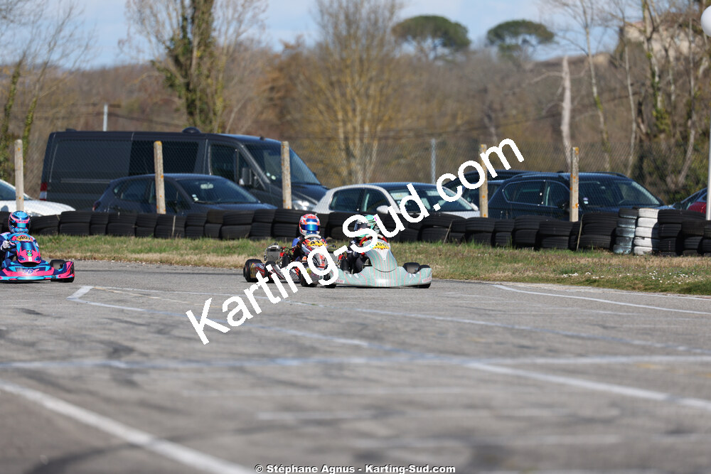Liam BERDINEL — 28/02 & 01/03/2026 : 1ère manche du Championnat du Sud 2026 à Aigues-Vives (photos Stéphane Agnus) 2026 — karting