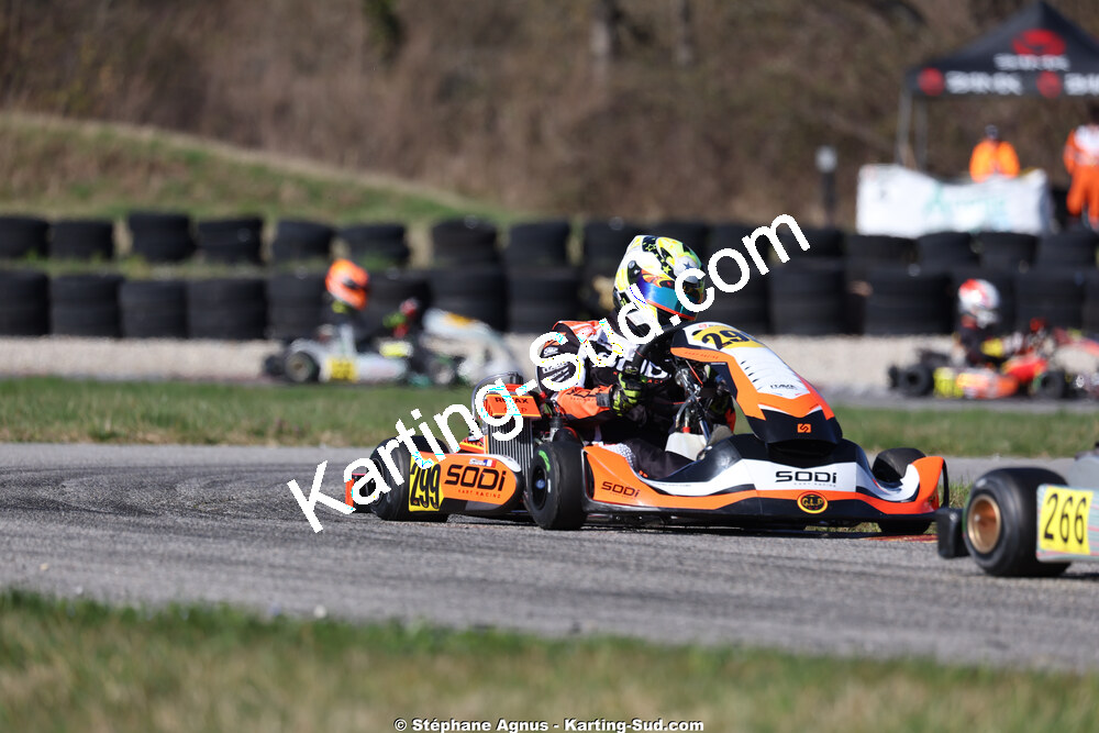 Steven SERVANT — 28/02 & 01/03/2026 : 1ère manche du Championnat du Sud 2026 à Aigues-Vives (photos Stéphane Agnus) 2026 — karting