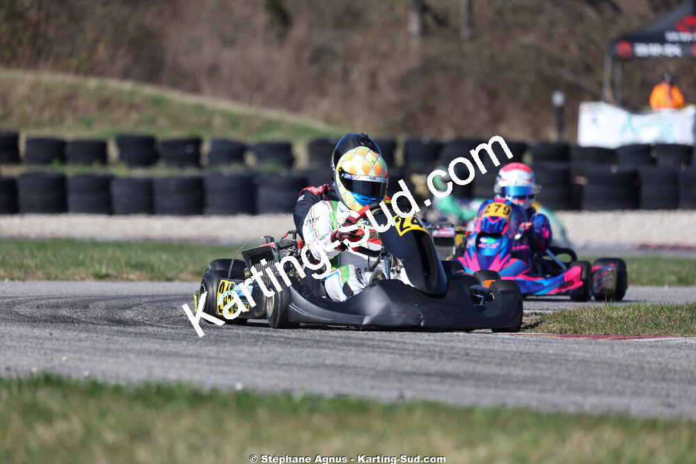 Andy DIAZ — 28/02 & 01/03/2026 : 1ère manche du Championnat du Sud 2026 à Aigues-Vives (photos Stéphane Agnus) 2026 — karting