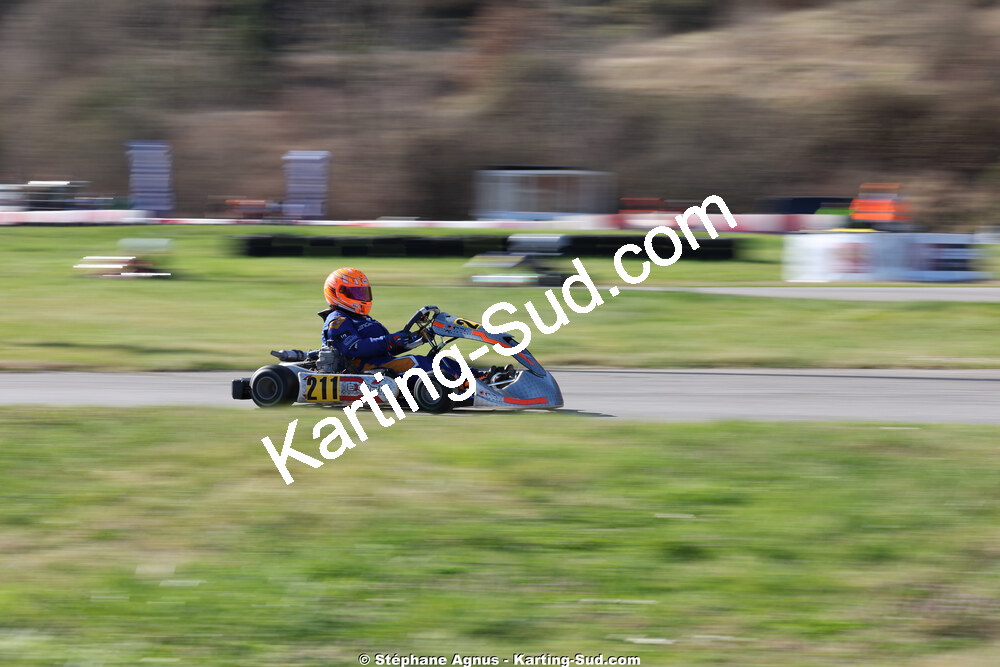 Emie LEONCE — 28/02 & 01/03/2026 : 1ère manche du Championnat du Sud 2026 à Aigues-Vives (photos Stéphane Agnus) 2026 — karting