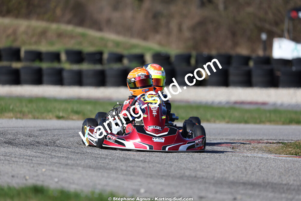 Aaron BORDANOVA — 28/02 & 01/03/2026 : 1ère manche du Championnat du Sud 2026 à Aigues-Vives (photos Stéphane Agnus) 2026 — karting
