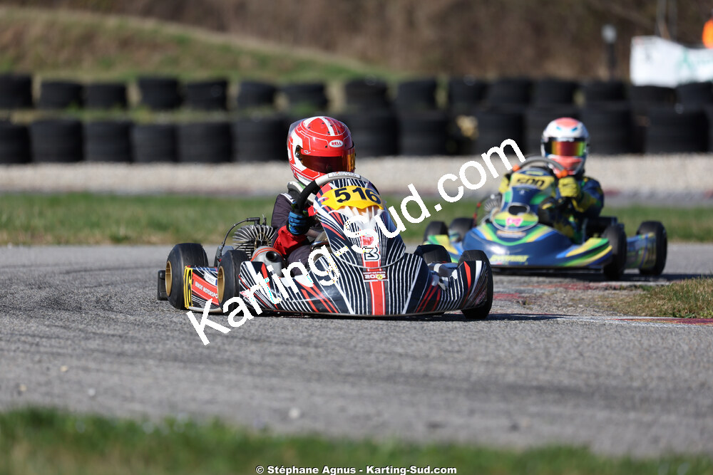 Romeo POINSOT — 28/02 & 01/03/2026 : 1ère manche du Championnat du Sud 2026 à Aigues-Vives (photos Stéphane Agnus) 2026 — karting