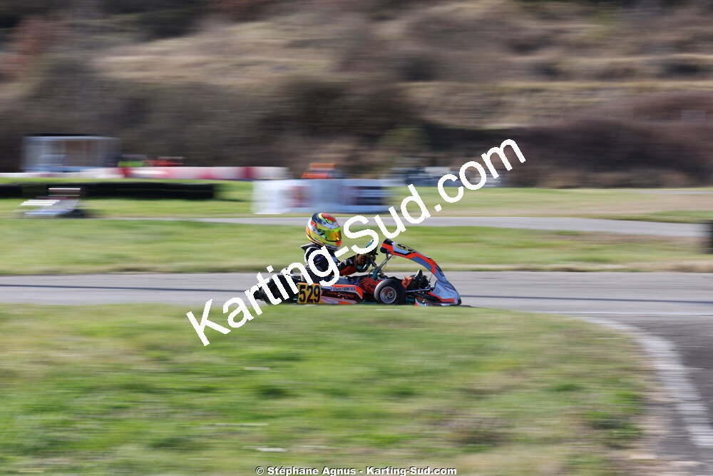 Owen FRONTIER — 28/02 & 01/03/2026 : 1ère manche du Championnat du Sud 2026 à Aigues-Vives (photos Stéphane Agnus) 2026 — karting