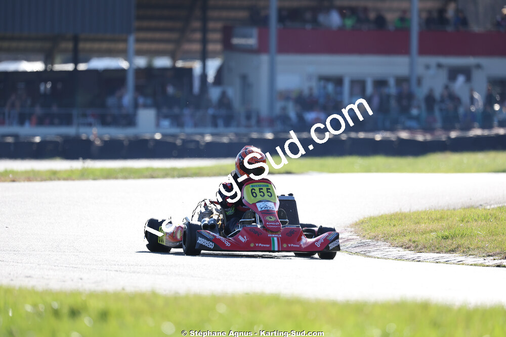 Matheo COURBIERES — 28/02 & 01/03/2026 : 1ère manche du Championnat du Sud 2026 à Aigues-Vives (photos Stéphane Agnus) 2026 — karting