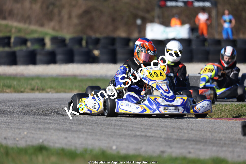 Thomas SUZANNE — 28/02 & 01/03/2026 : 1ère manche du Championnat du Sud 2026 à Aigues-Vives (photos Stéphane Agnus) 2026 — karting