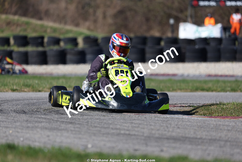 Gwenael ROSSIGNOL — 28/02 & 01/03/2026 : 1ère manche du Championnat du Sud 2026 à Aigues-Vives (photos Stéphane Agnus) 2026 — karting