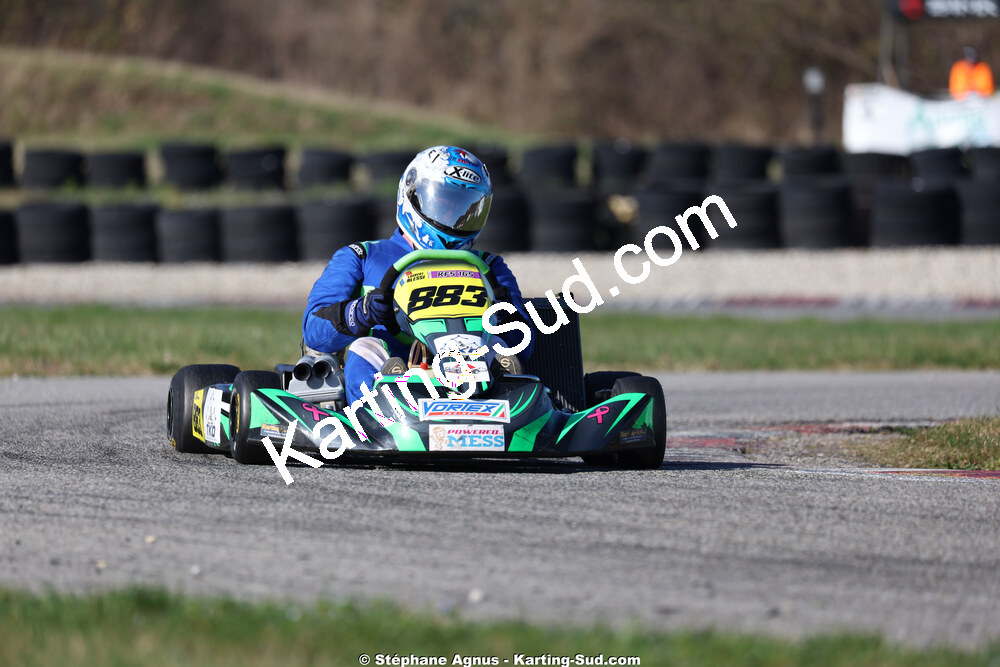 Laurent ALESSI — 28/02 & 01/03/2026 : 1ère manche du Championnat du Sud 2026 à Aigues-Vives (photos Stéphane Agnus) 2026 — karting