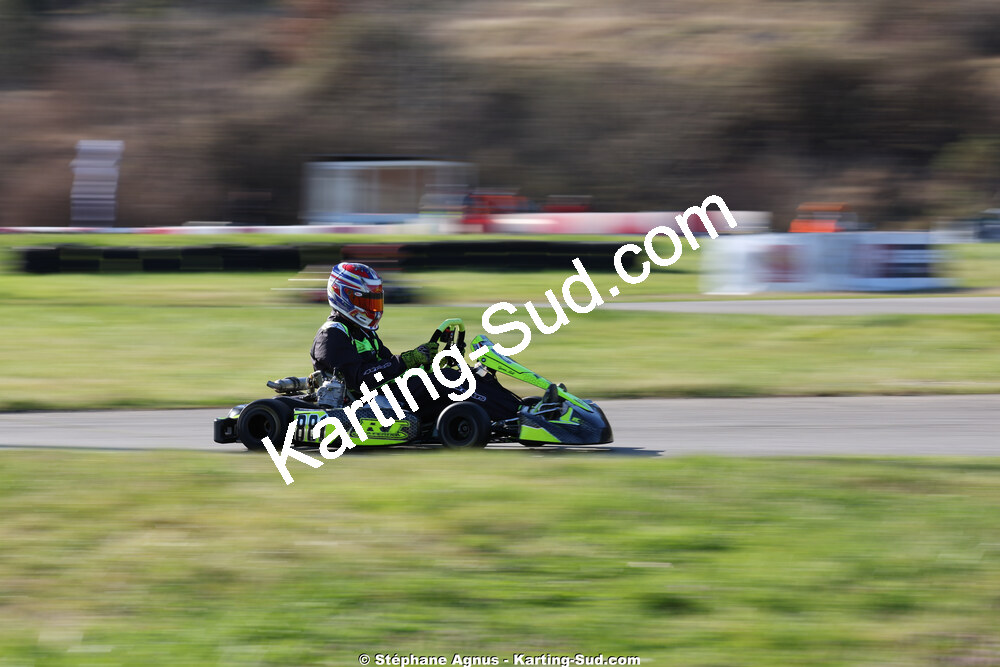 Gwenael ROSSIGNOL — 28/02 & 01/03/2026 : 1ère manche du Championnat du Sud 2026 à Aigues-Vives (photos Stéphane Agnus) 2026 — karting