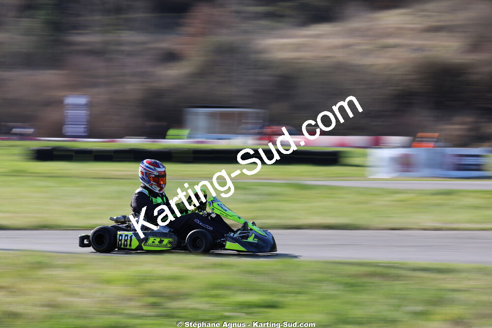 Gwenael ROSSIGNOL — 28/02 & 01/03/2026 : 1ère manche du Championnat du Sud 2026 à Aigues-Vives (photos Stéphane Agnus) 2026 — karting