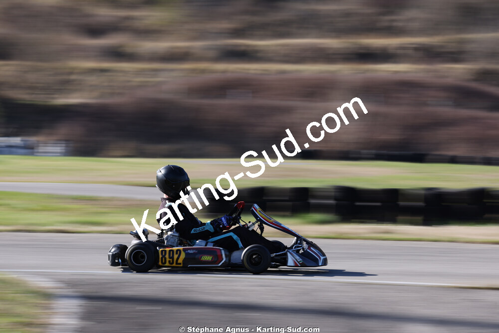 Julien BORSATO — 28/02 & 01/03/2026 : 1ère manche du Championnat du Sud 2026 à Aigues-Vives (photos Stéphane Agnus) 2026 — karting
