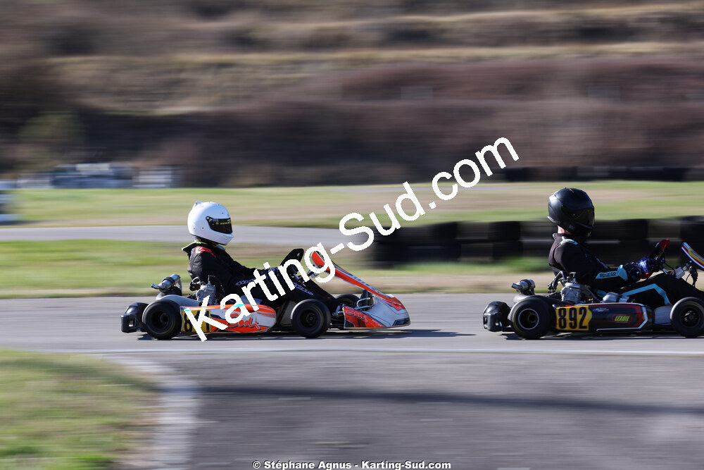 Adrien ABRIC — 28/02 & 01/03/2026 : 1ère manche du Championnat du Sud 2026 à Aigues-Vives (photos Stéphane Agnus) 2026 — karting