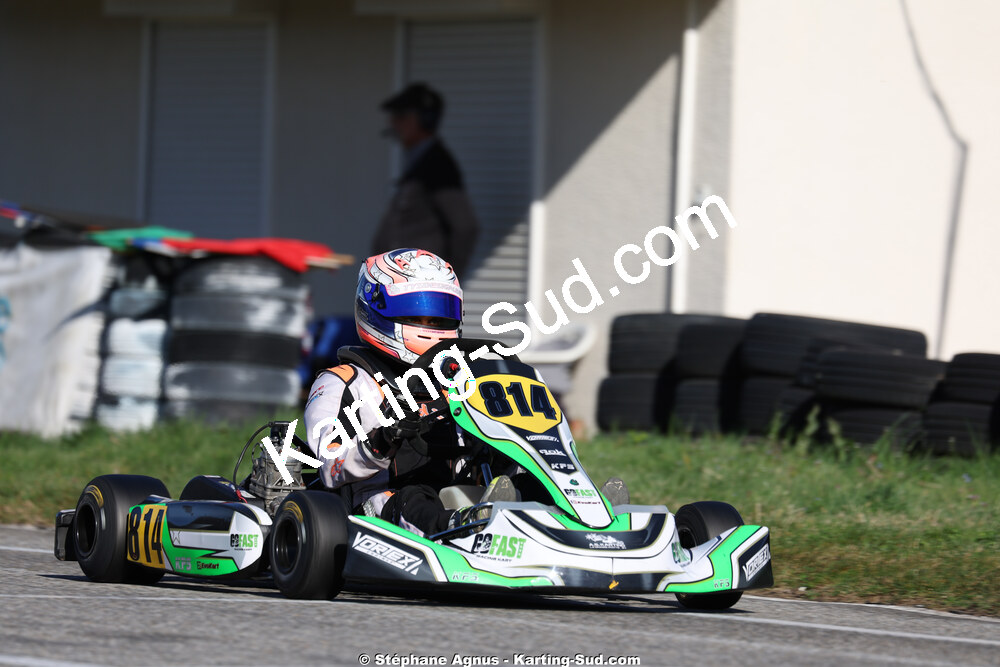 Garry FORTIER — 28/02 & 01/03/2026 : 1ère manche du Championnat du Sud 2026 à Aigues-Vives (photos Stéphane Agnus) 2026 — karting