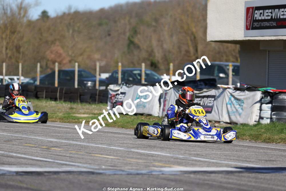 Thomas SUZANNE — 28/02 & 01/03/2026 : 1ère manche du Championnat du Sud 2026 à Aigues-Vives (photos Stéphane Agnus) 2026 — karting