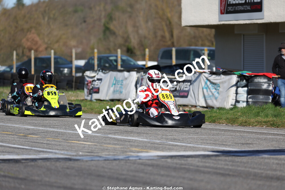 Nicolas GENIN — 28/02 & 01/03/2026 : 1ère manche du Championnat du Sud 2026 à Aigues-Vives (photos Stéphane Agnus) 2026 — karting