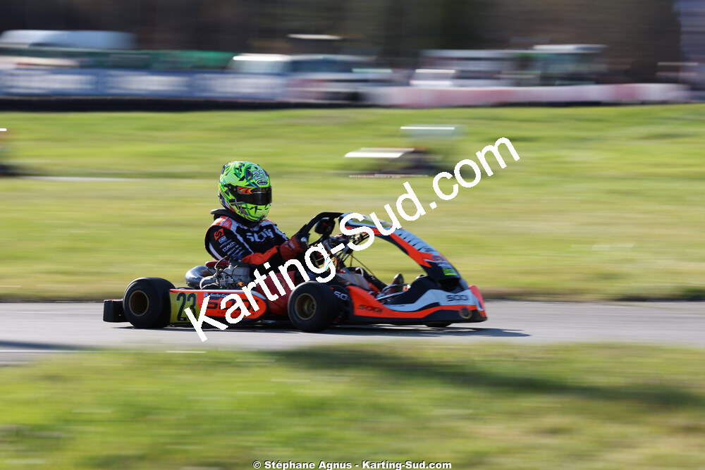 Sacha CATALA — 28/02 & 01/03/2026 : 1ère manche du Championnat du Sud 2026 à Aigues-Vives (photos Stéphane Agnus) 2026 — karting