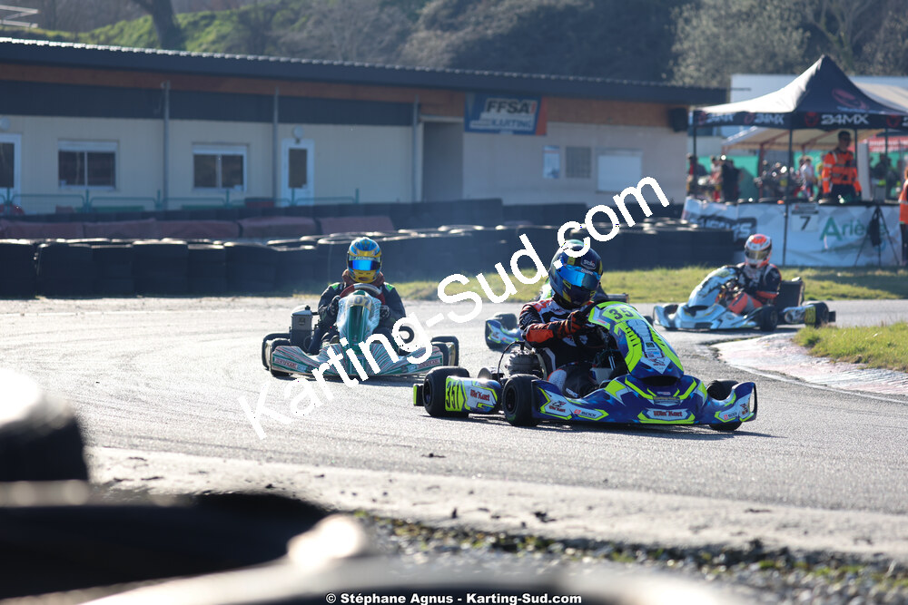 Sébastien ANDRES — 28/02 & 01/03/2026 : 1ère manche du Championnat du Sud 2026 à Aigues-Vives (photos Stéphane Agnus) 2026 — karting