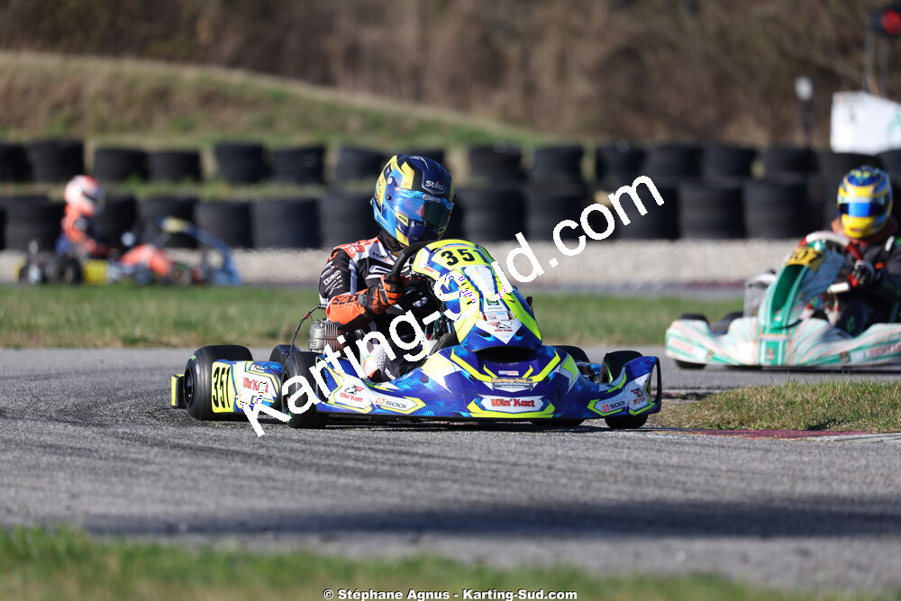 Sébastien ANDRES — 28/02 & 01/03/2026 : 1ère manche du Championnat du Sud 2026 à Aigues-Vives (photos Stéphane Agnus) 2026 — karting