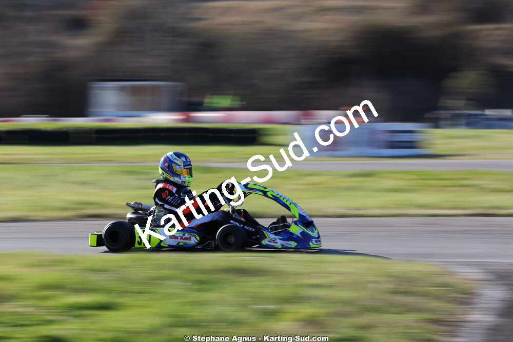 Fabien RIVALS — 28/02 & 01/03/2026 : 1ère manche du Championnat du Sud 2026 à Aigues-Vives (photos Stéphane Agnus) 2026 — karting