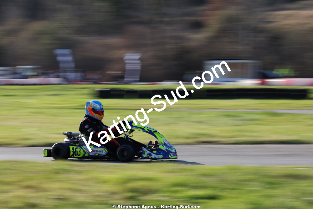 Samy GHARBI — 28/02 & 01/03/2026 : 1ère manche du Championnat du Sud 2026 à Aigues-Vives (photos Stéphane Agnus) 2026 — karting