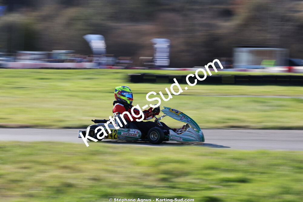 Aurélien MAZOUIN — 28/02 & 01/03/2026 : 1ère manche du Championnat du Sud 2026 à Aigues-Vives (photos Stéphane Agnus) 2026 — karting