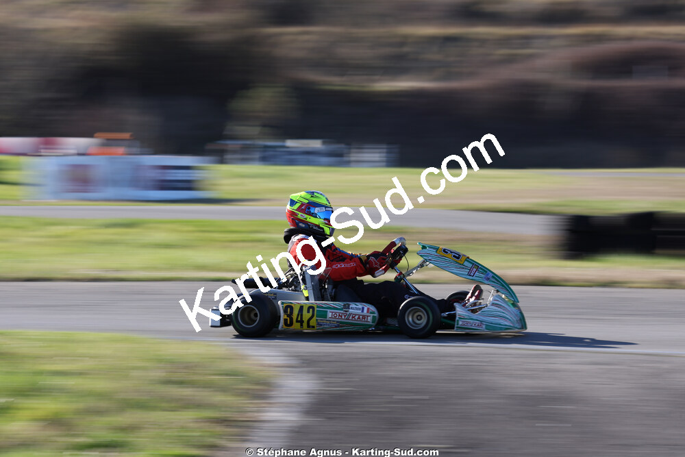 Aurélien MAZOUIN — 28/02 & 01/03/2026 : 1ère manche du Championnat du Sud 2026 à Aigues-Vives (photos Stéphane Agnus) 2026 — karting