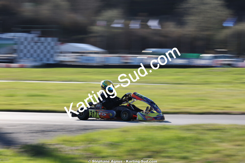 Cédric MARGUERITIN — 28/02 & 01/03/2026 : 1ère manche du Championnat du Sud 2026 à Aigues-Vives (photos Stéphane Agnus) 2026 — karting