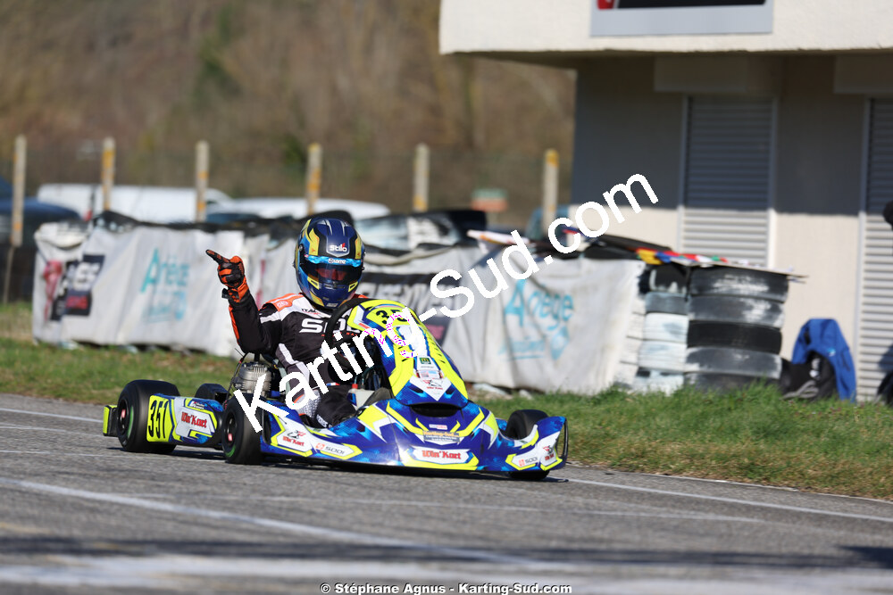Sébastien ANDRES — 28/02 & 01/03/2026 : 1ère manche du Championnat du Sud 2026 à Aigues-Vives (photos Stéphane Agnus) 2026 — karting