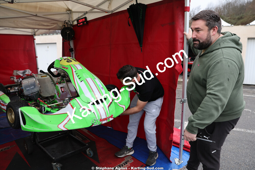 28/02 & 01/03/2026 : 1ère manche du Championnat du Sud 2026 à Aigues-Vives (photos Stéphane Agnus) 2026 — karting