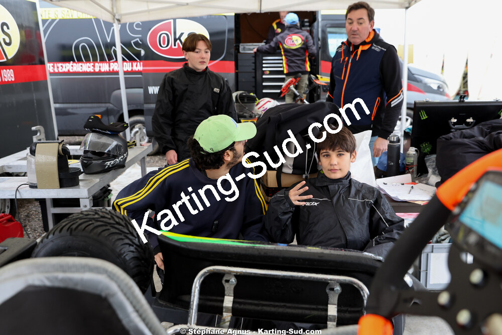 Tom EYMES-GAILLARDON — 28/02 & 01/03/2026 : 1ère manche du Championnat du Sud 2026 à Aigues-Vives (photos Stéphane Agnus) 2026 — karting