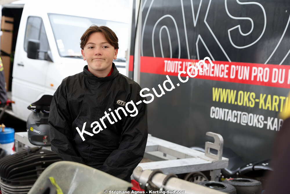 Tom EYMES-GAILLARDON — 28/02 & 01/03/2026 : 1ère manche du Championnat du Sud 2026 à Aigues-Vives (photos Stéphane Agnus) 2026 — karting