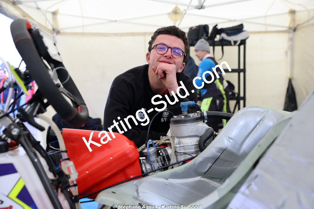Arthur EHRET — 28/02 & 01/03/2026 : 1ère manche du Championnat du Sud 2026 à Aigues-Vives (photos Stéphane Agnus) 2026 — karting