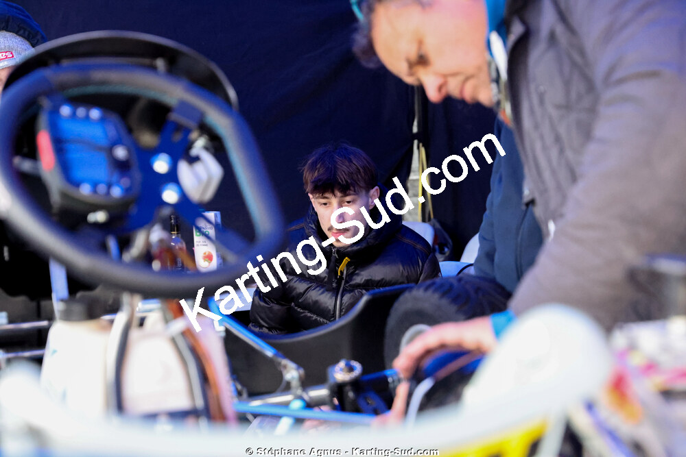 Maxime GORGUES — 28/02 & 01/03/2026 : 1ère manche du Championnat du Sud 2026 à Aigues-Vives (photos Stéphane Agnus) 2026 — karting