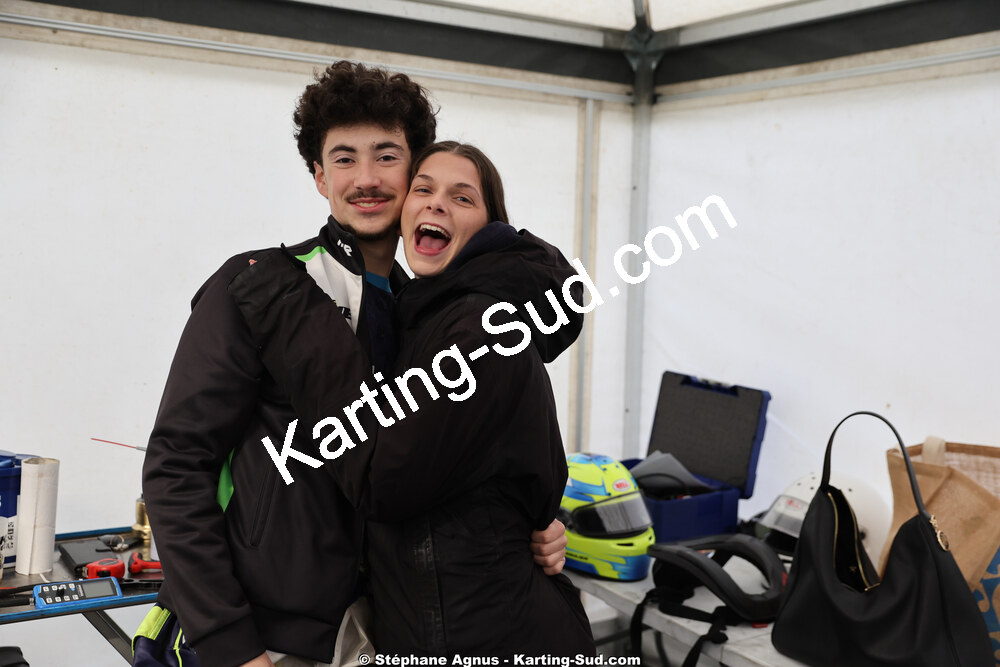 Joan SOULIER — 28/02 & 01/03/2026 : 1ère manche du Championnat du Sud 2026 à Aigues-Vives (photos Stéphane Agnus) 2026 — karting