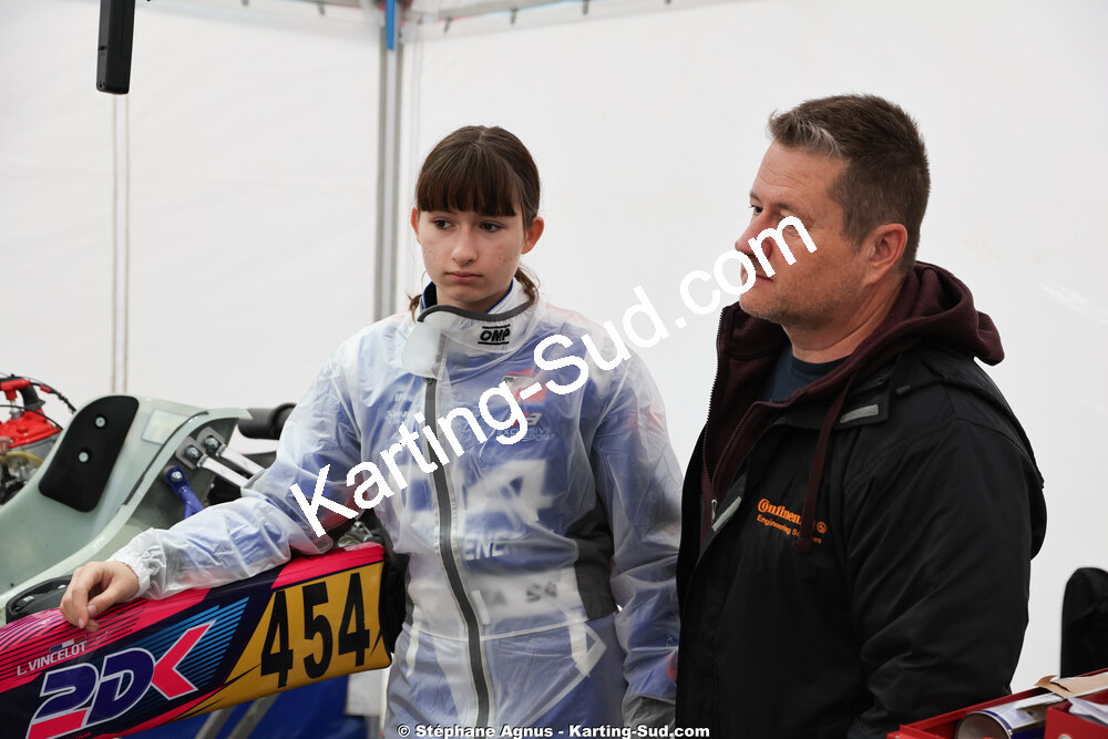 Léa VINCELOT — 28/02 & 01/03/2026 : 1ère manche du Championnat du Sud 2026 à Aigues-Vives (photos Stéphane Agnus) 2026 — karting