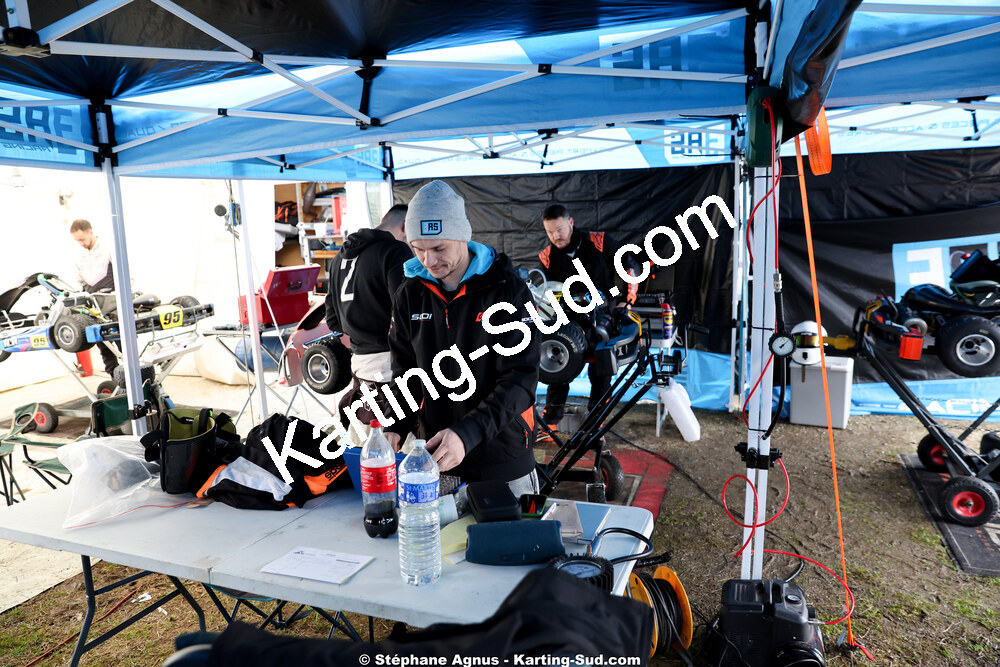 28/02 & 01/03/2026 : 1ère manche du Championnat du Sud 2026 à Aigues-Vives (photos Stéphane Agnus) 2026 — karting