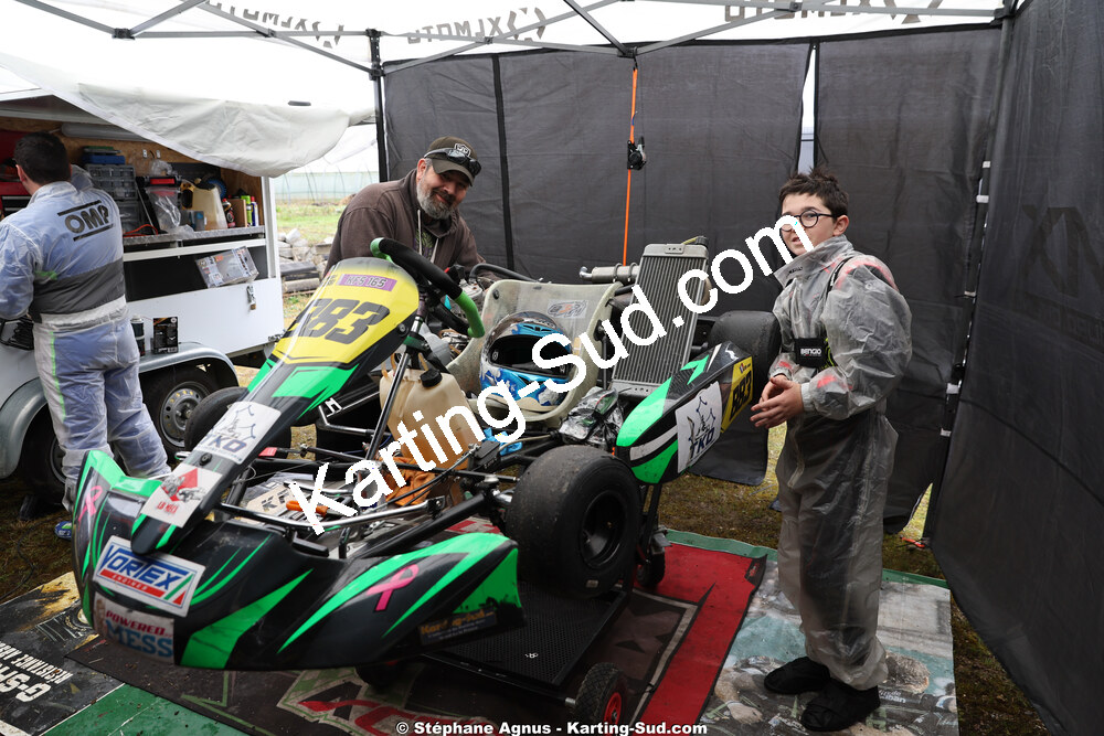 Cyril COURBIERES, Matheo COURBIERES — 28/02 & 01/03/2026 : 1ère manche du Championnat du Sud 2026 à Aigues-Vives (photos Stéphane Agnus) 2026 — karting