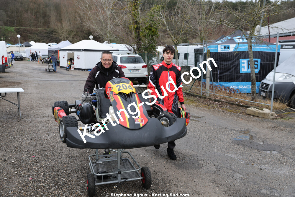 Bruno REBBERT, Vincent REBBERT — 28/02 & 01/03/2026 : 1ère manche du Championnat du Sud 2026 à Aigues-Vives (photos Stéphane Agnus) 2026 — karting