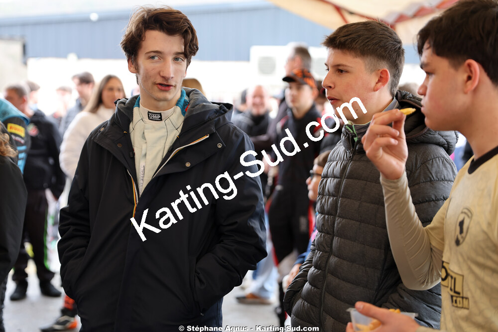 Jean-Rémy DUPUY, Julien SAINT-ARROMAN — 28/02 & 01/03/2026 : 1ère manche du Championnat du Sud 2026 à Aigues-Vives (photos Stéphane Agnus) 2026 — karting