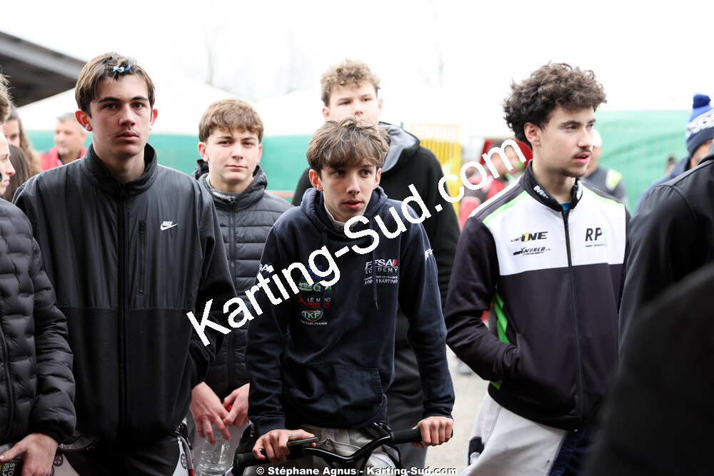 Gabriel HUGON — 28/02 & 01/03/2026 : 1ère manche du Championnat du Sud 2026 à Aigues-Vives (photos Stéphane Agnus) 2026 — karting